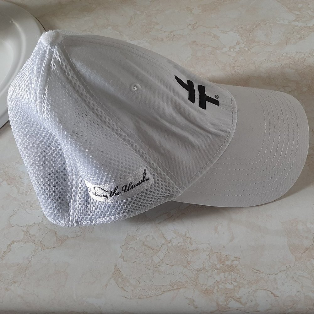 New Era White Med/LG Hat-Double Cross Vodka Unisex